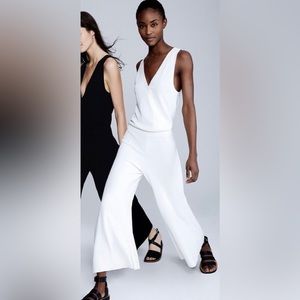 Theory Wrap Bodysuit Lustrate Jumpsuit White Small